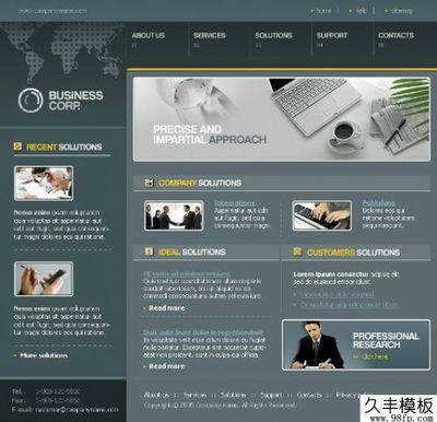 市場(chǎng)會(huì)計(jì)部門(mén)網(wǎng)頁(yè)模板精選 免費(fèi)PSD、HTML與Flash資源一站式獲取